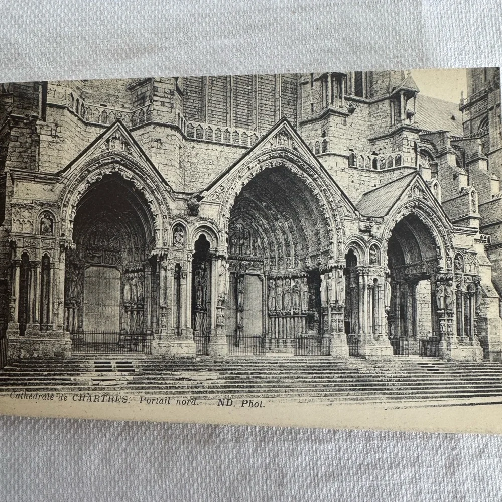 Vintage postcard booklet of Cathedrals' published by Maison Nicolurt - Picture 6 of 7